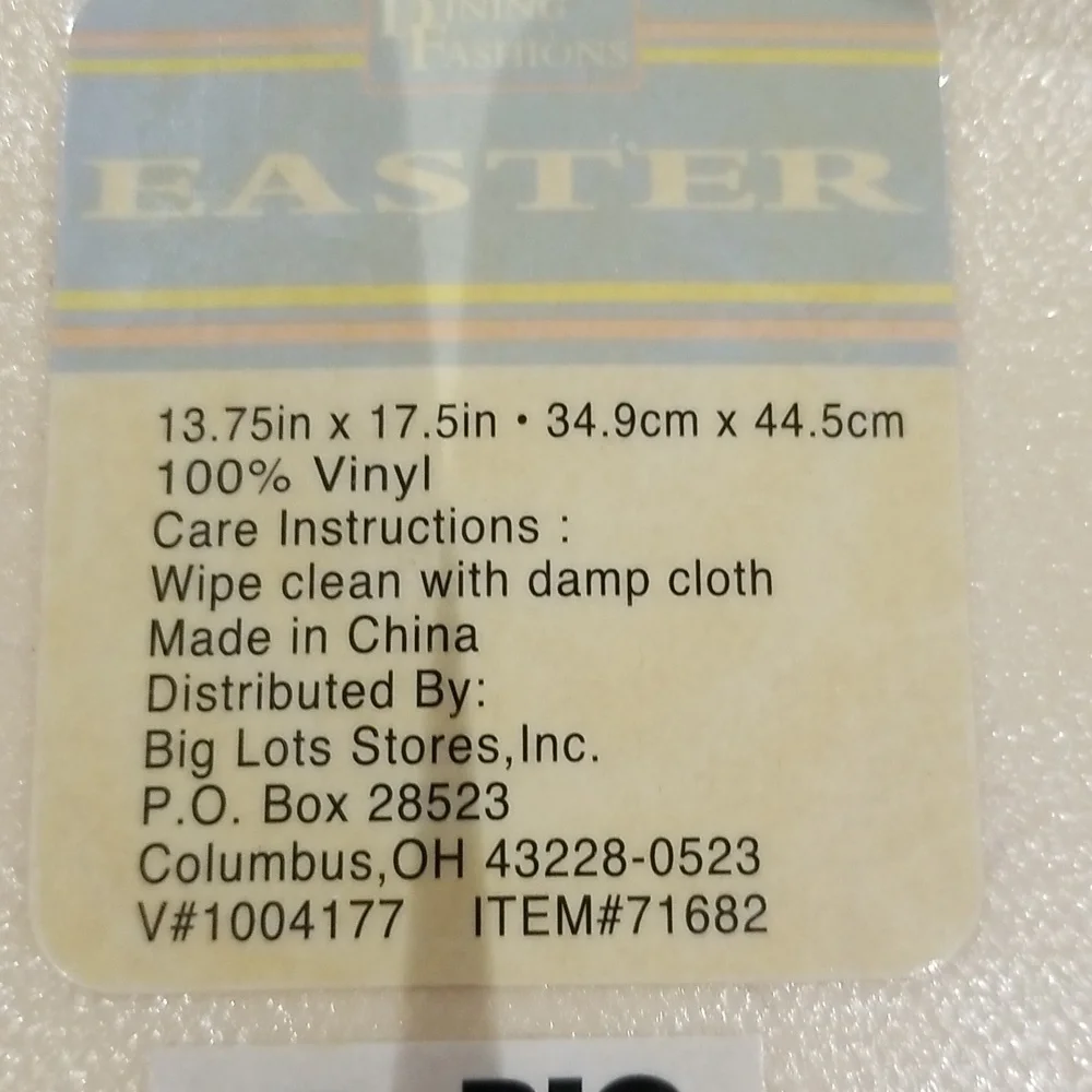 Easter Egg Party Placemats - Pink and Yellow